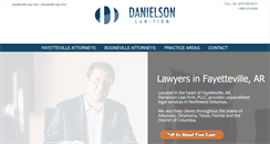 Desktop Screenshot of danielsonlawfirm.com